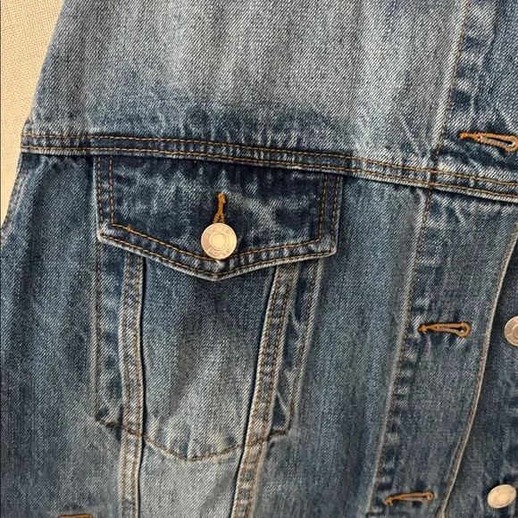 Parke Medium Wash Jean Jacket - Picture 5 of 9